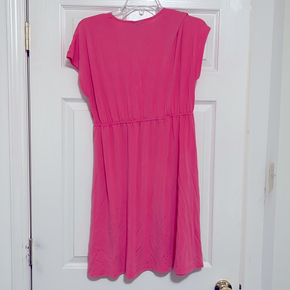 Clearance Faded Glory swim coverup, pink, size M - Picture 2 of 3